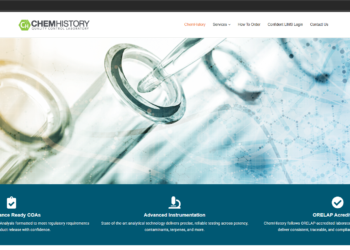 ChemHistory Website Design Screenshoot
